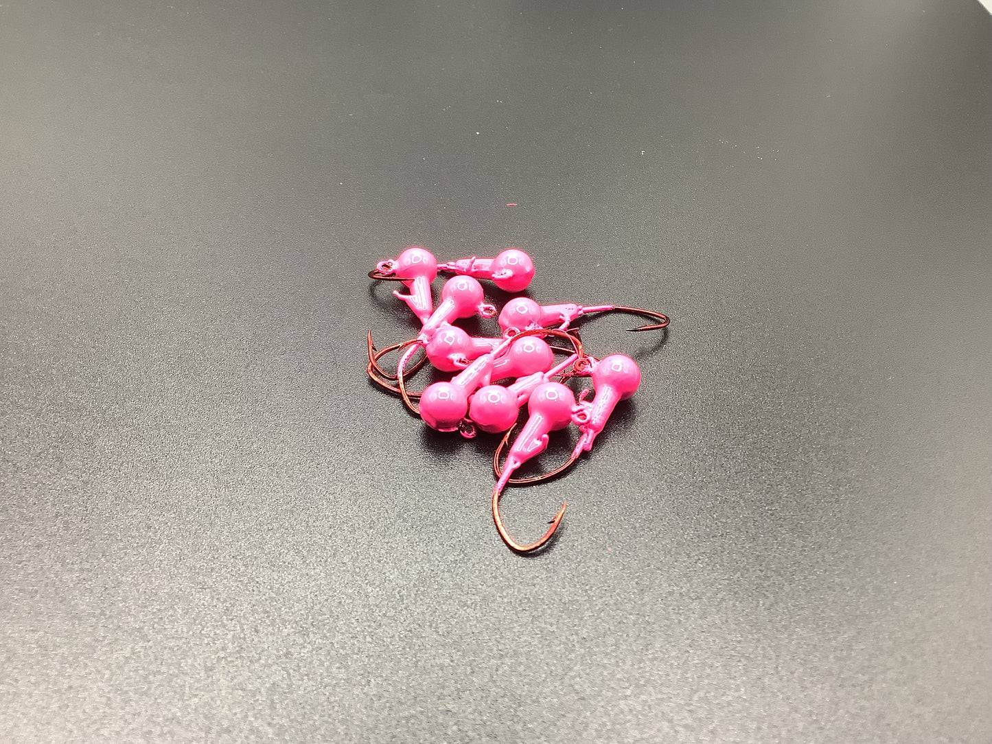 1/16oz Pink Round jig head