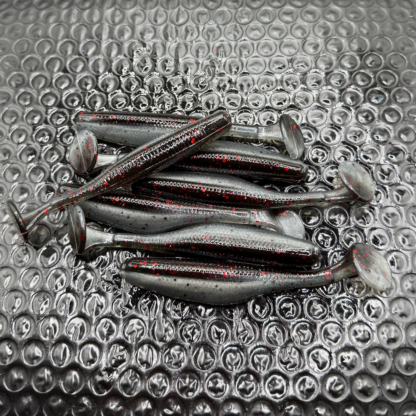 Fire Shad Paddle Tail