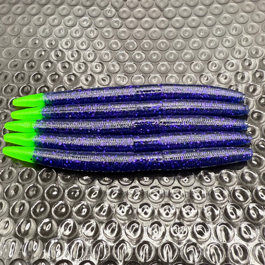 5” Grape / Chartreuse Stick Bait