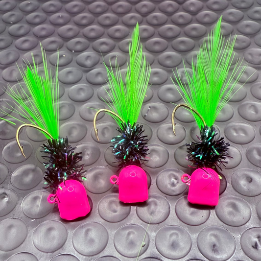 1/16oz Black & Chartreuse