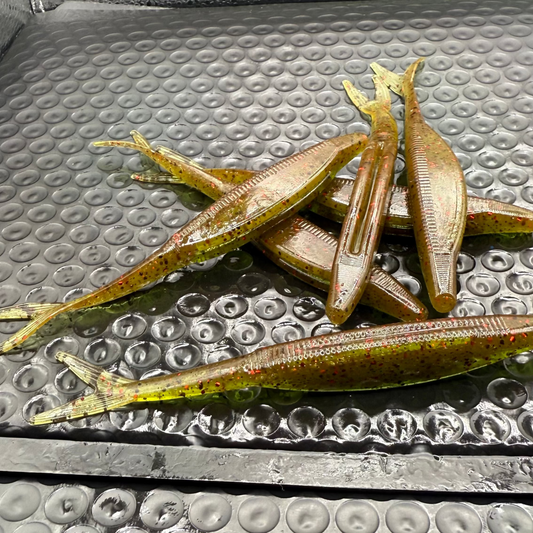 Green Pumpkin / Watermelon 5" Jerk Bait